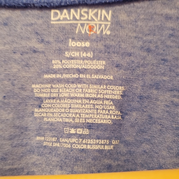 Womens Blue Jersey Top - Picture 5 of 7